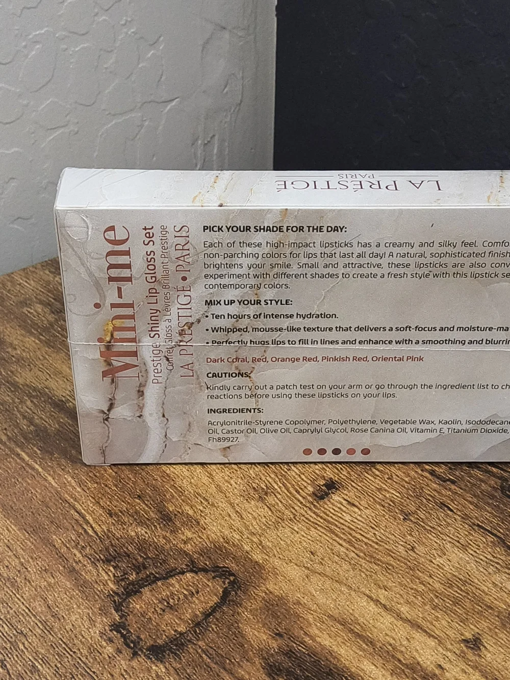 Mini-me Prestige Shiny Lip Gloss Set